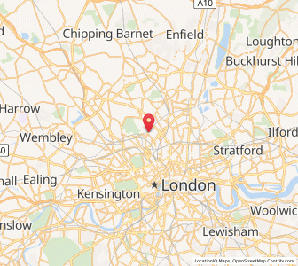 Map of Tufnell Park, EnglandEngland
