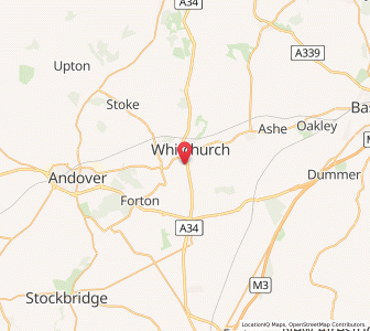 Map of Tufton, EnglandEngland
