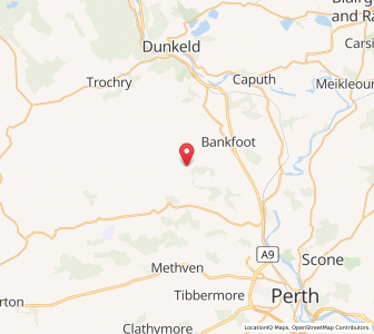 Map of Tullybelton, ScotlandScotland
