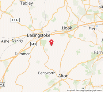 Map of Tunworth, EnglandEngland