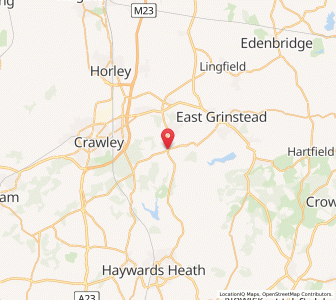 Map of Turners Hill, EnglandEngland