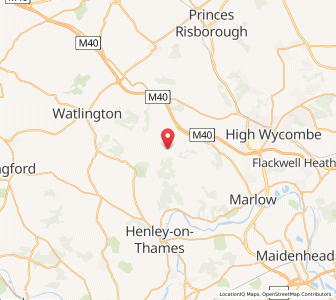 Map of Turville, EnglandEngland