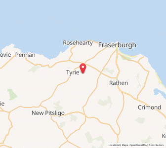 Map of Tyrie Mains, ScotlandScotland