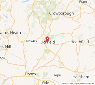 Map of Uckfield, EnglandEngland