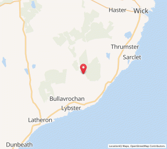 Map of Upper Camster, ScotlandScotland