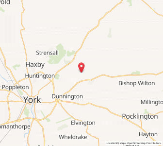 Map of Upper Helmsley, EnglandEngland