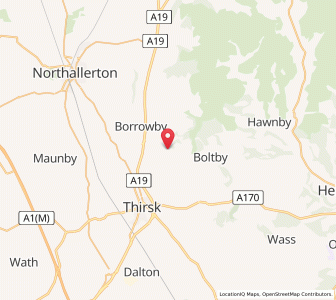 Map of Upsall, EnglandEngland