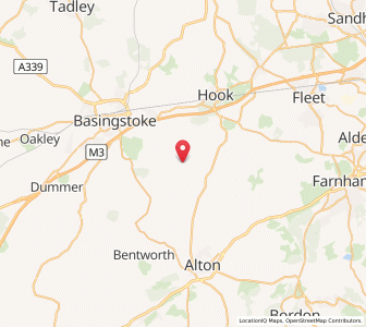 Map of Upton Grey, EnglandEngland
