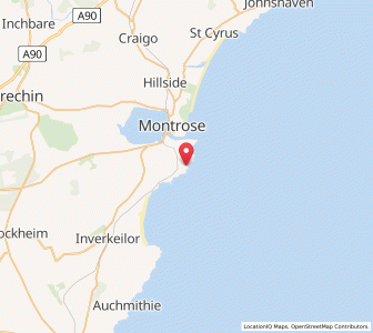 Map of Usan, ScotlandScotland