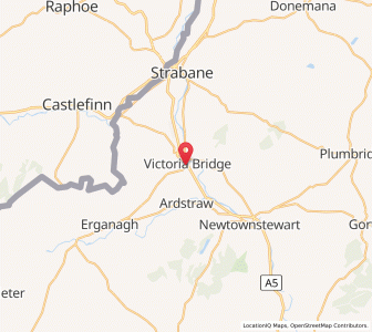 Map of Victoria Bridge, Northern IrelandNorthern Ireland