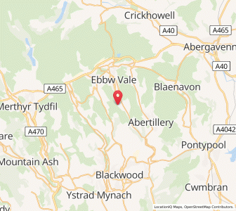 Map of Victoria, WalesWales