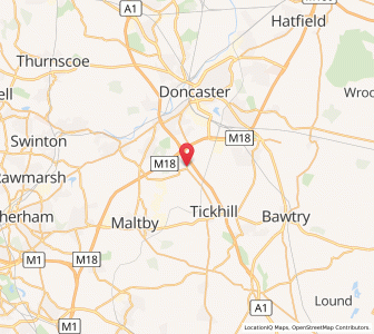 Map of Wadworth, EnglandEngland