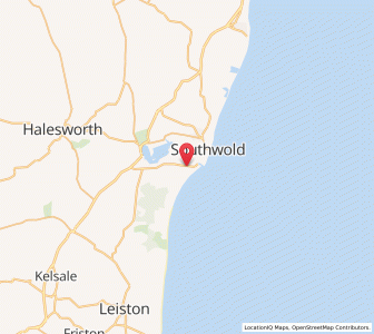 Map of Walberswick, EnglandEngland
