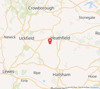 Map of Waldron, EnglandEngland