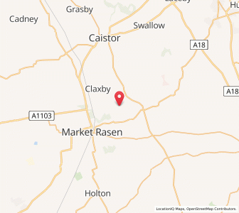 Map of Walesby, EnglandEngland