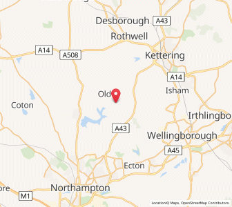 Map of Walgrave, EnglandEngland