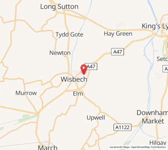 Map of Walsoken, EnglandEngland