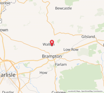 Map of Walton, EnglandEngland