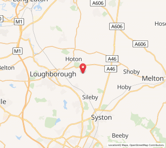Map of Walton le Wolds, EnglandEngland