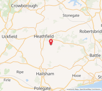 Map of Warbleton, EnglandEngland