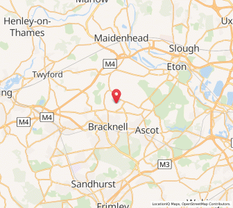 Map of Warfield, EnglandEngland