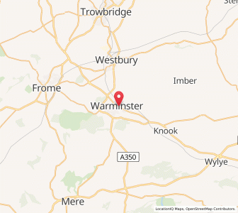 Map of Warminster, EnglandEngland