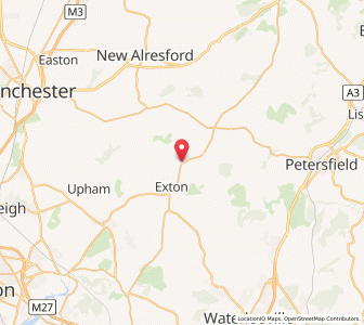 Map of Warnford, EnglandEngland