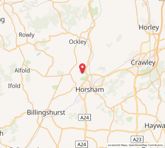 Map of Warnham, EnglandEngland