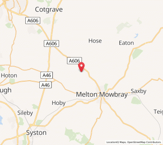 Map of Wartnaby, EnglandEngland