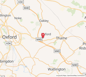 Map of Waterstock, EnglandEngland