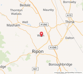 Map of Wath, EnglandEngland