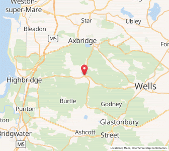 Map of Wedmore, EnglandEngland