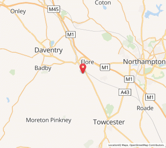 Map of Weedon Beck, EnglandEngland