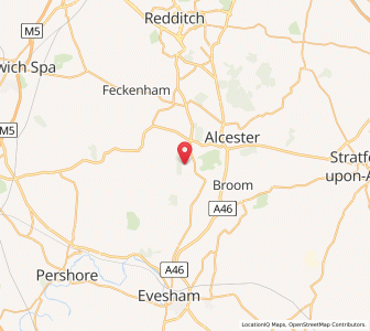 Map of Weethley, EnglandEngland
