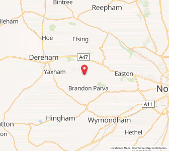 Map of Welborne, EnglandEngland