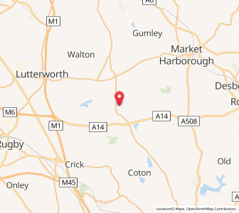 Map of Welford, EnglandEngland