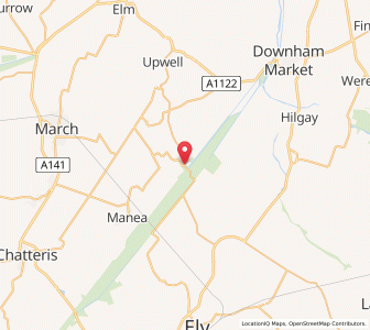 Map of Welney, EnglandEngland