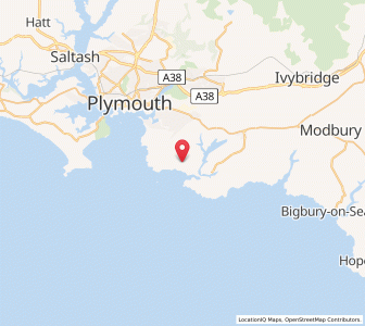 Map of Wembury, EnglandEngland