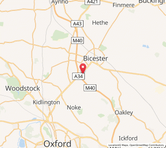 Map of Wendlebury, EnglandEngland