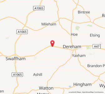 Map of Wendling, EnglandEngland