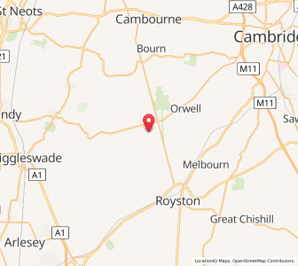 Map of Wendy, EnglandEngland