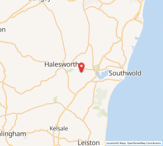 Map of Wenhaston, EnglandEngland