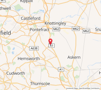 Map of Wentbridge, EnglandEngland
