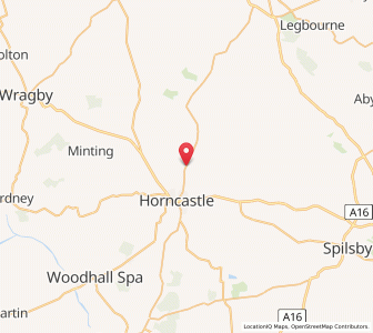 Map of West Ashby, EnglandEngland