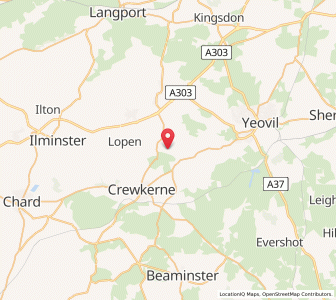 Map of West Chinnock, EnglandEngland