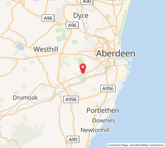Map of West Cults, ScotlandScotland