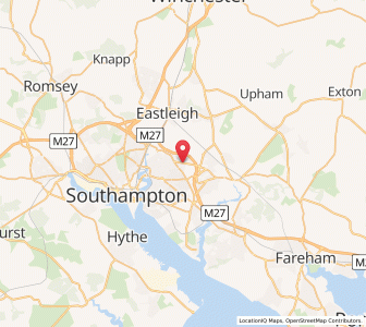 Map of West End, EnglandEngland