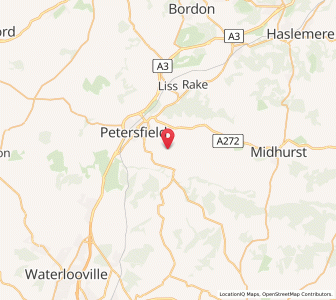 Map of West Harting, EnglandEngland