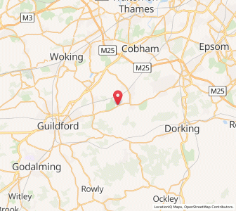 Map of West Horsley, EnglandEngland