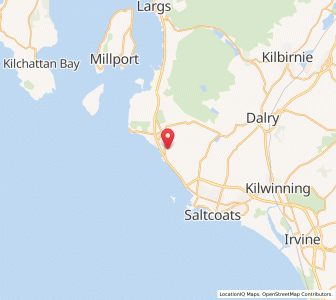 Map of West Kilbride, ScotlandScotland
